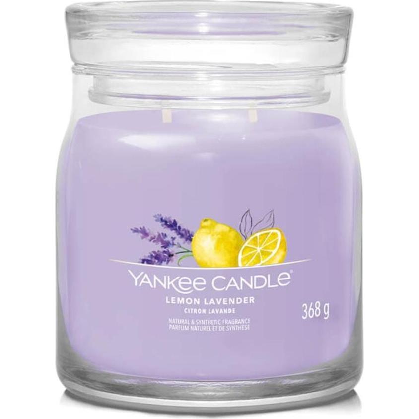 Yankee Candle, Duftkerzen, Duftkerze Lemon Lavender Signature Medium Jar