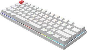 Actual product image Marvo SABER 61 Tastatur verkabelt (USB) US, weiss mechanische (US, Cable)
