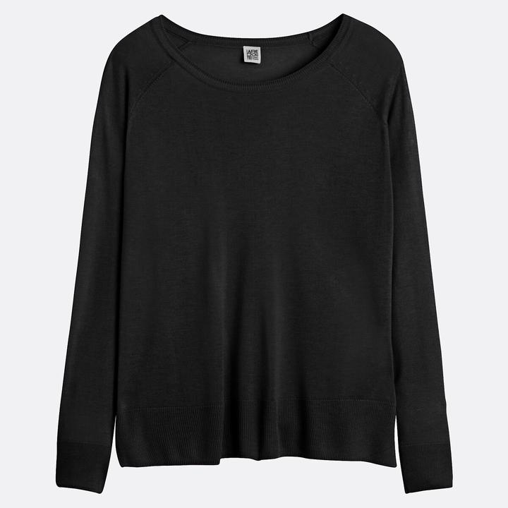 Immagine prodotto La Redoute Collections Pullover mit Rundhalsausschnitt aus Feinstrick (S)