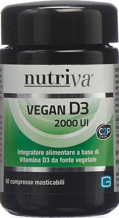 Produktbild Nutriva Vegan D3 Kautabl (60 Stück, Tabletten, 182 g)