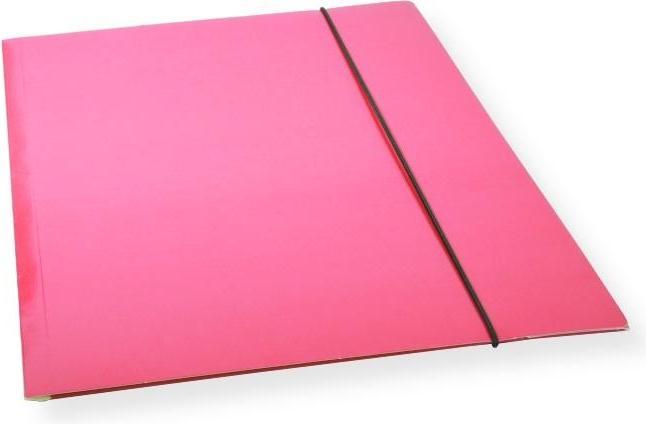 Office Products A4-Ordner mit Gummiband, rosa, 300 g/m² (10 Stück) (A4, 10 pcs)