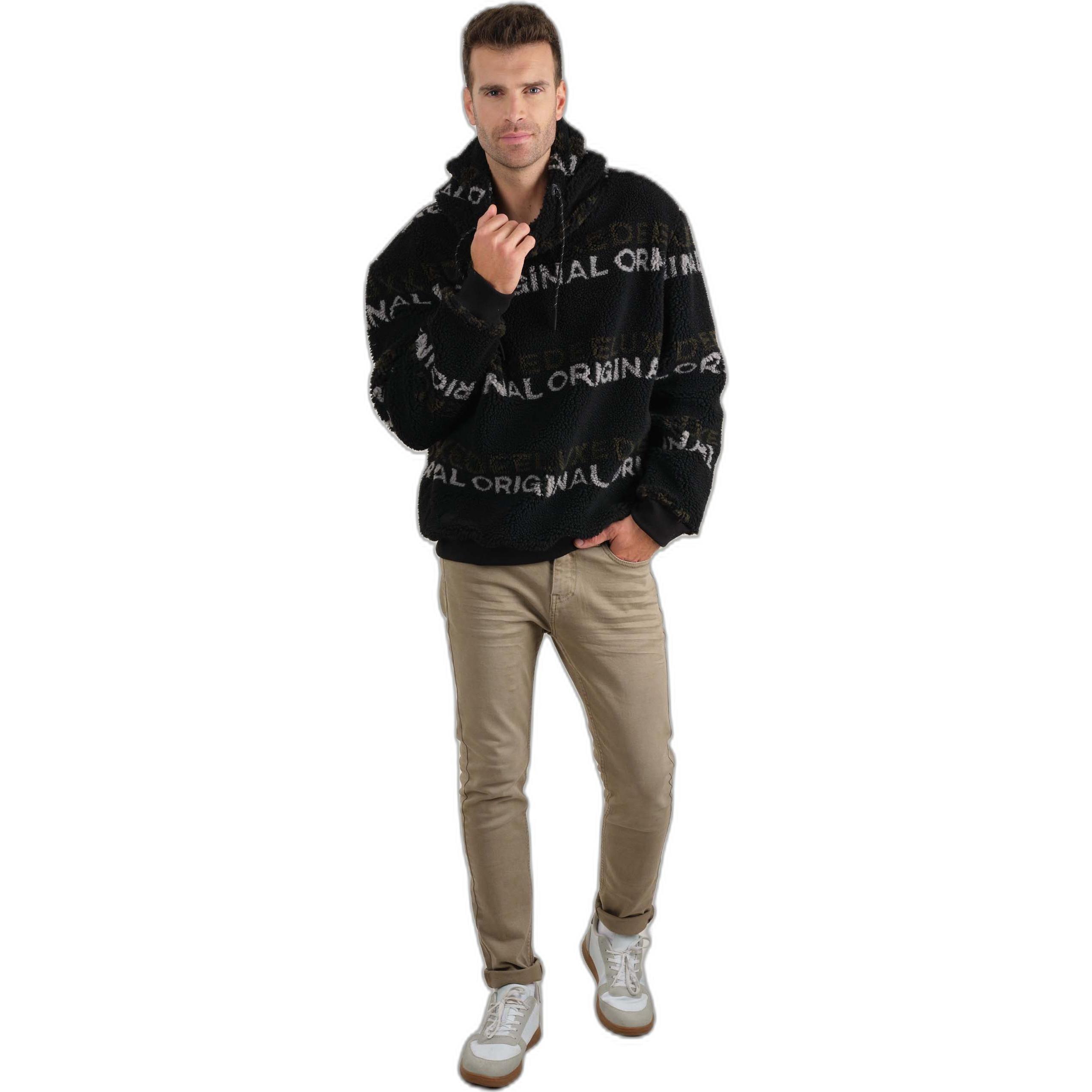 Thumbnail - Deeluxe, Herren, Pullover, feece deeuxe exposit, Schwarz, (L)