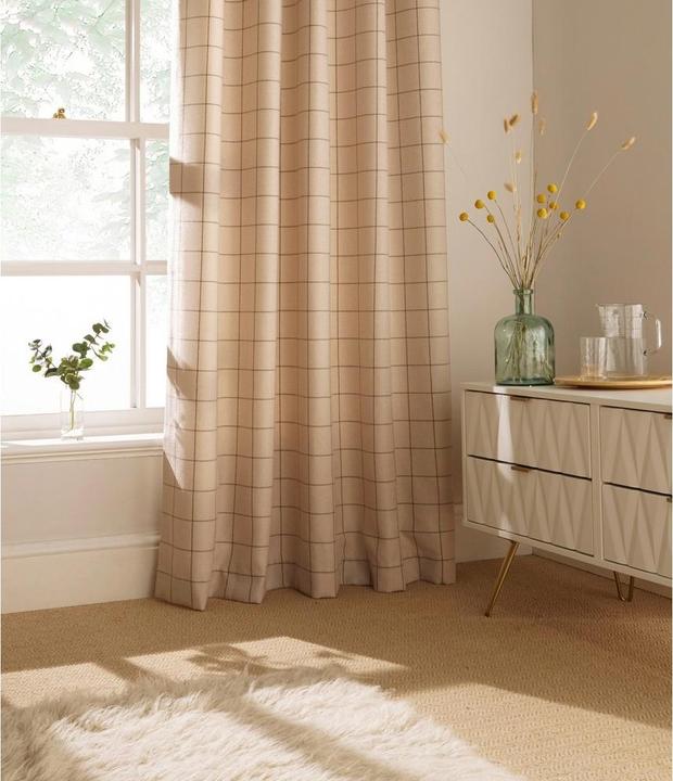 Actual product image Furn Eyelet curtains Ellis (168 x 183 cm)