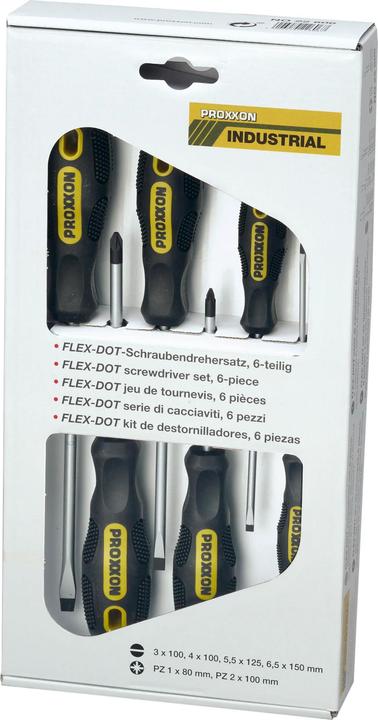Produktbild Proxxon Werkstatt Schraubendreher-Set (Pozidriv-Kreuzschlitz (PZ), Schlitzschrauben)