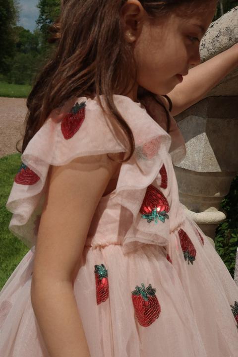 Produktbild Konges Slojd Yvonne Fairy Kleid Strawberry (104)