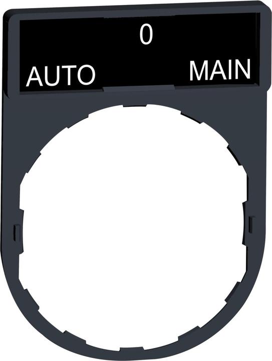 Actual product image Schneider Electric Label holder 30x40mm, for Ř 22 devices, ZBY2185