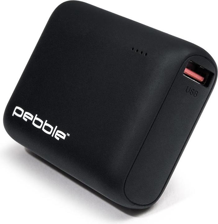 Actual product image veho Pebble PZ10 - Black - Universal - Rectangle - Lithium Polymer (LiPo) - 10000 mA (10000 mAh, 5 W, 37 Wh)