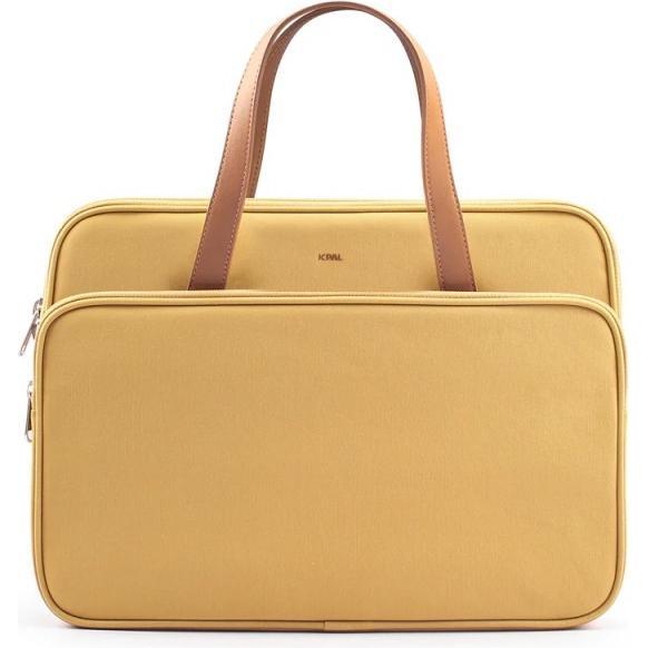 JCPAL Milan briefcase Sleeve for 15/16-inch MacBook - Sand (16"), Notebooktasche, Beige