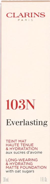 Actual product image Clarins Everlasting Foundation No.103N Ivory (103N Ivory)