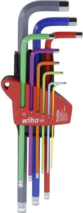 Actual product image Wiha Ball-end Allen key set