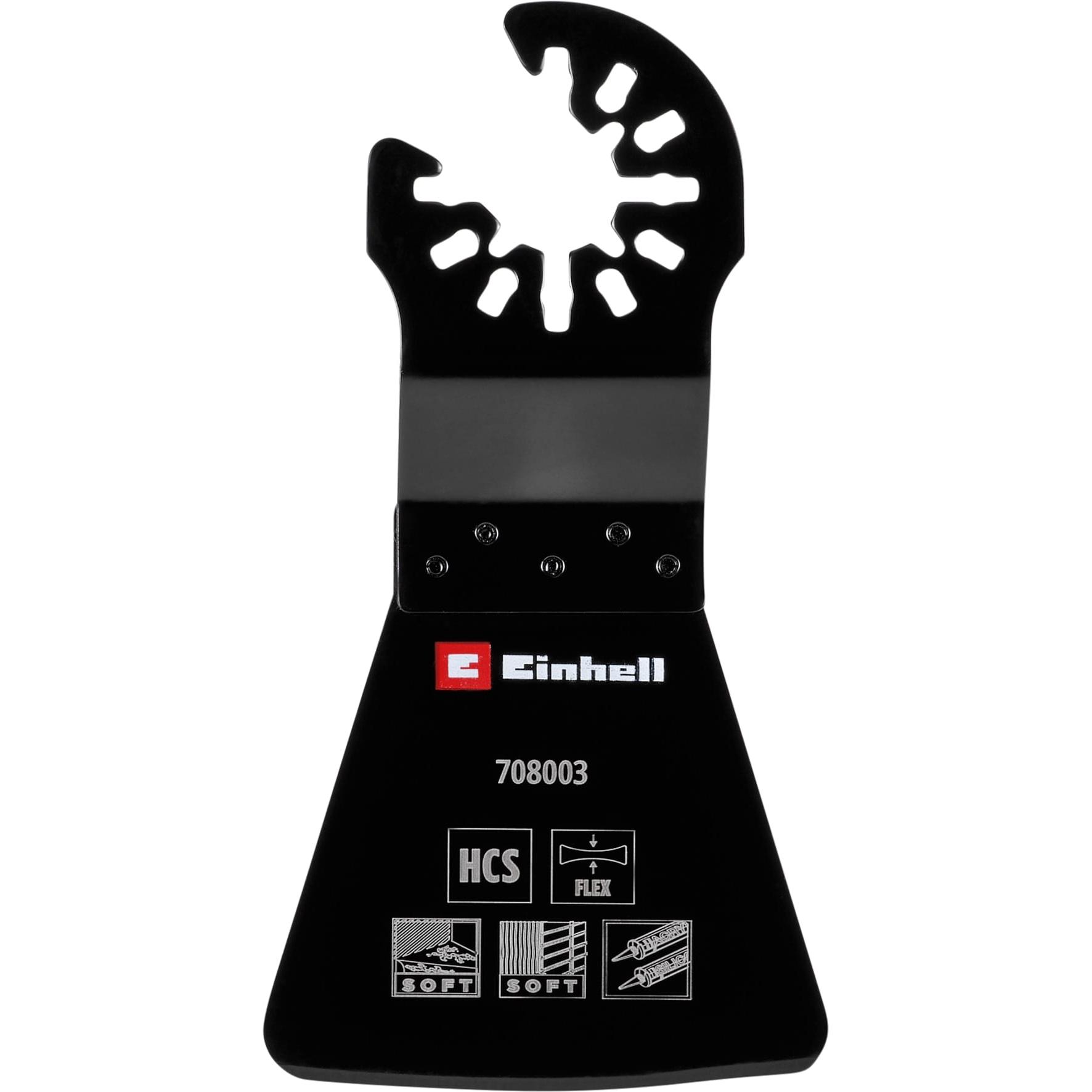 Einhell, Cazzuola + Spatola, Schaber, 708003, HCS, Flexibel, 52 mm