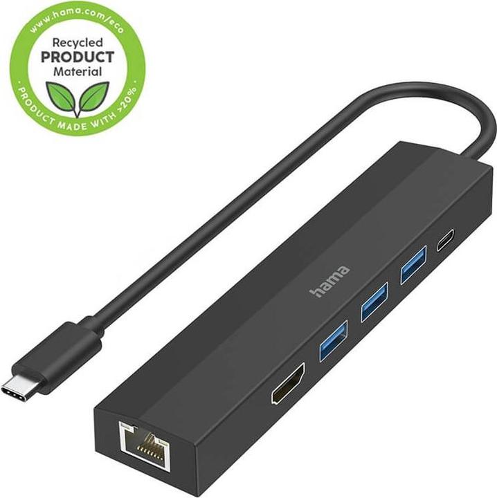 Actual product image Hama Multiport (USB-C, 6 ports)