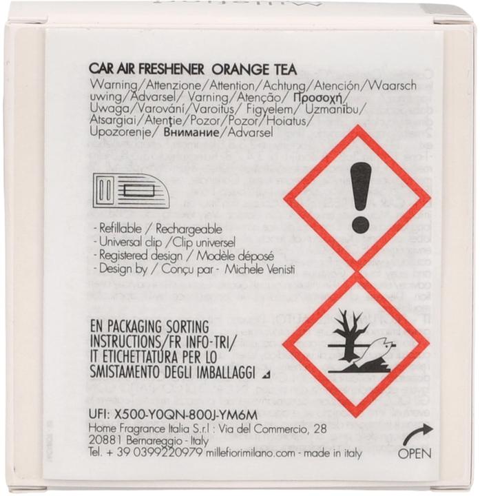 Actual product image Millefiori Orange Tea