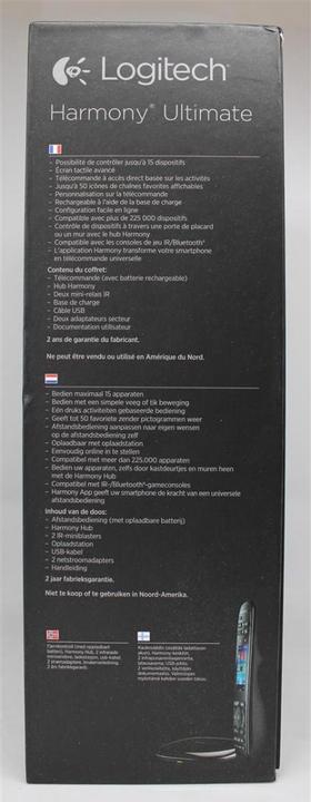 Image du produit Logitech Harmony Ultimate (Télécommande universelle, Infrarouge)