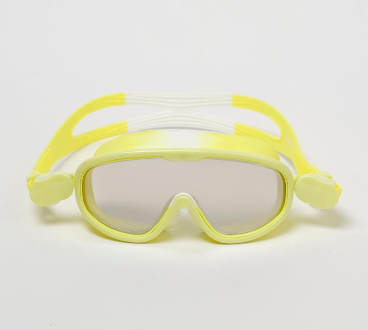Sunnylife Schwimmbrille gross Kinder Salty der Hai Neon Gelb