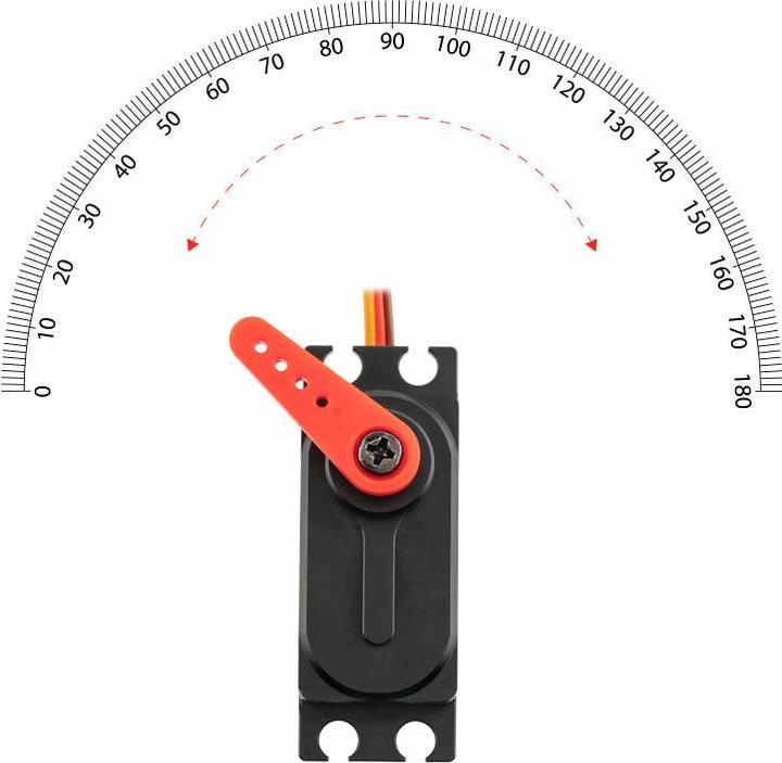 Actual product image KST Standard servo CM5018WP 50 kg, 0.18 s, waterproof HV