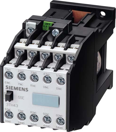 Siemens Auxiliary contactor DC 8S/Aux 24V 6A 3TH4280-5KB4