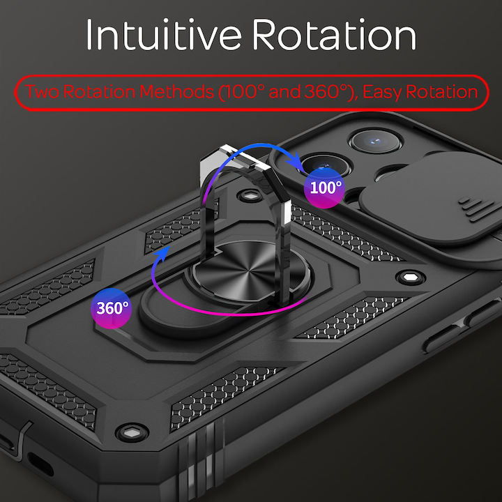Immagine prodotto Nalia Copertura antiurto dell'anello in stile militare (Apple iPhone 13 Pro)
