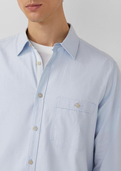 Immagine prodotto s.Oliver Hemd Regular Fit: Gemustertes Langarmhemd mit Kentkragen (L)