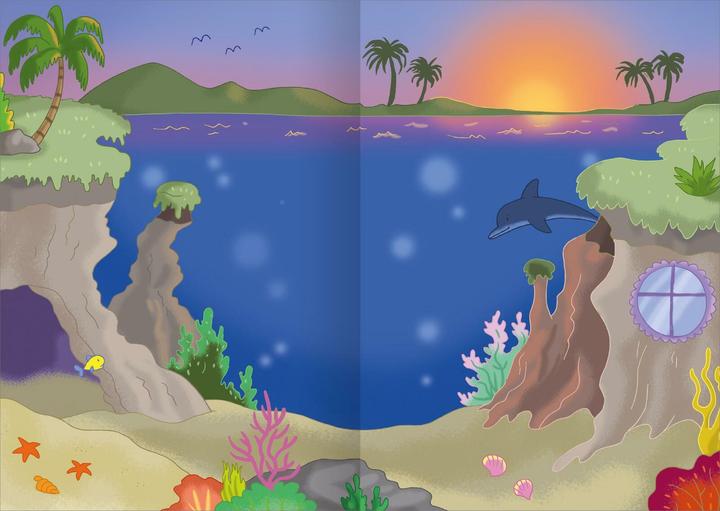 Actual product image MINI-Stickerheft – Meerjungfrauen