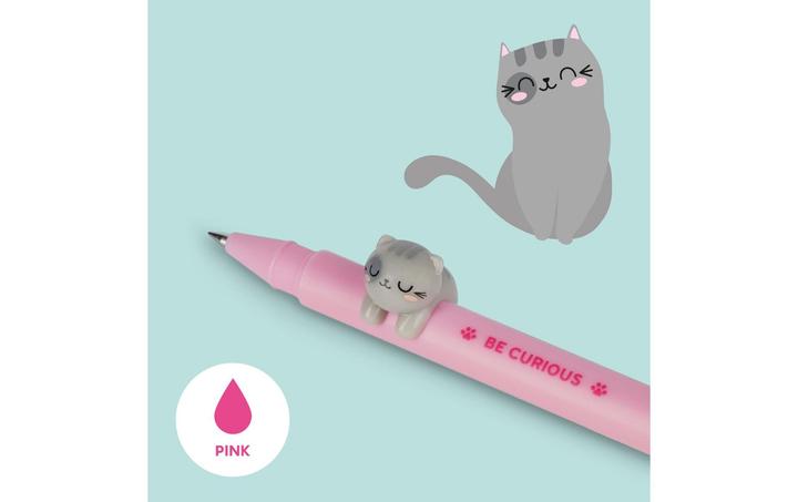 Actual product image Legami Roller Gel Pen Kitty (Rose, 1 x)