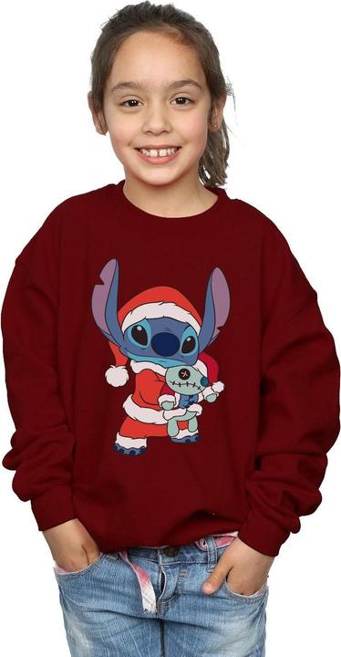 Produktbild Disney Lilo And Stitch Stitch Christmas Sweatshirt Mädchen (140, 146)