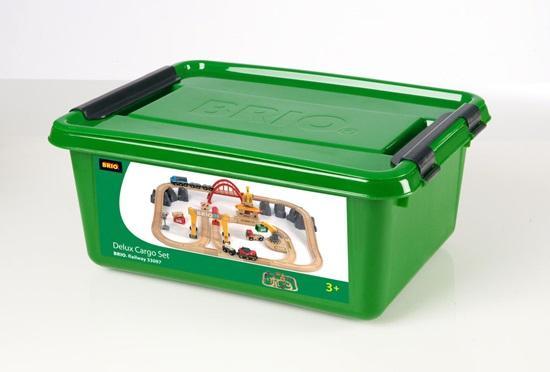 Produktbild Brio Brio-Set mit Eisenbahngleisen Railway Deluxe, 33097