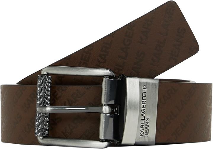 Actual product image Karl Lagerfeld Reversible Embossed Leather Belt