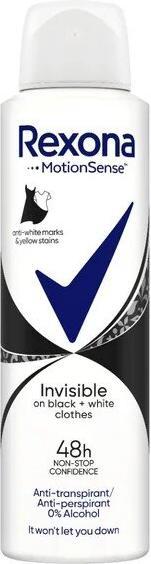 Produktbild Rexona Invisible on Black + White Clothes (Spray, 150 ml)