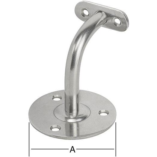 Vormann, Möbelausstattung, Handlaufst. fest 90° o.Rosette