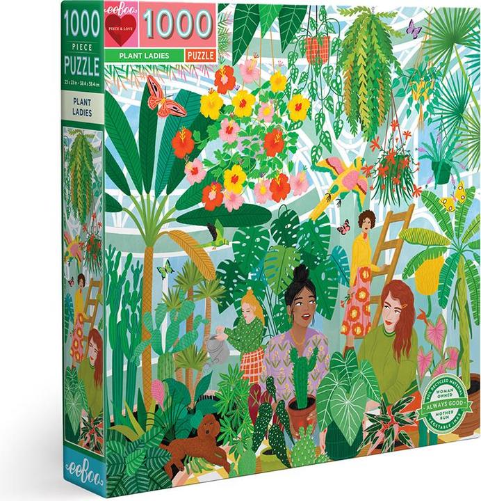 Immagine prodotto Eeboo Puzzle rotondo 1000 pezzi - Dita verdi (1000 pezzi)