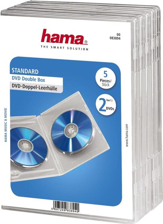 Hama DVD Double Blank Sleeve Standard, 5pcs.