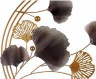 Produktbild Giftdecor horizontale kreisförmige Fototapete mit Blumen (80 x 151 cm)