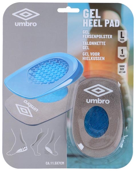 Actual product image Umbro Gel heel cushion, 1 pair