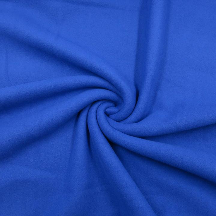 Actual product image Stoffrestposten Premium Fleece - Royal Blue - Minimum selling quantity: 1 Meter