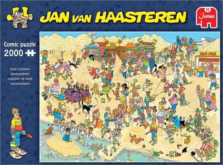 Produktbild Jumbo Jan van Haasteren Puzzle - Sandskulpturen, 2000 Teile (2000 Teile)