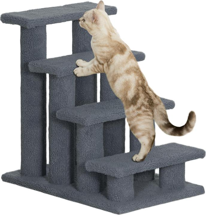 Actual product image PawHut Cat stairs (60 cm, Grey)