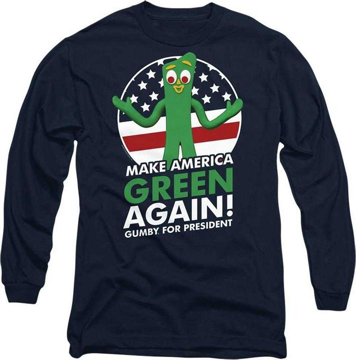 Produktbild Gumby For President TShirt Langärmlig (L)