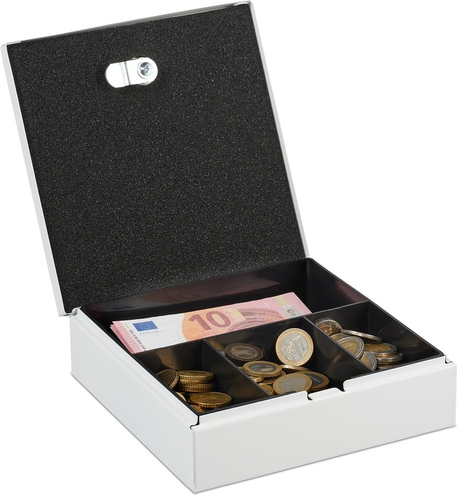 Relaxdays Cash tin
