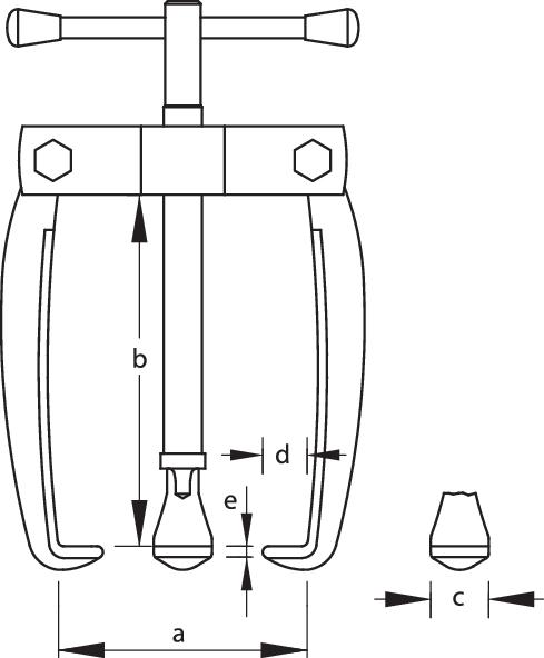 Actual product image Gedore Puller
