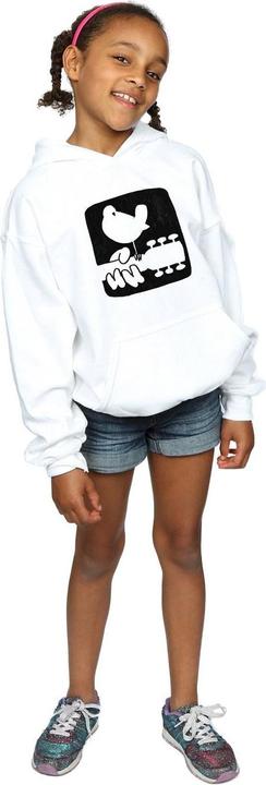 Actual product image Woodstock Girls Guitar Logo Hoodie (116)