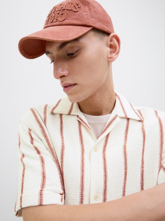 Produktbild Jack & Jones Jorcoba Stripe Resort Shirt Ss Sn (XXL)