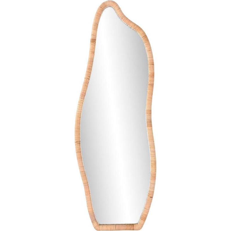 Esprit, Specchio, Wall mirror Home Natural Crystal Rattan Scandi 52,5 x 4 x 150 cm (52.50 x 150 cm)