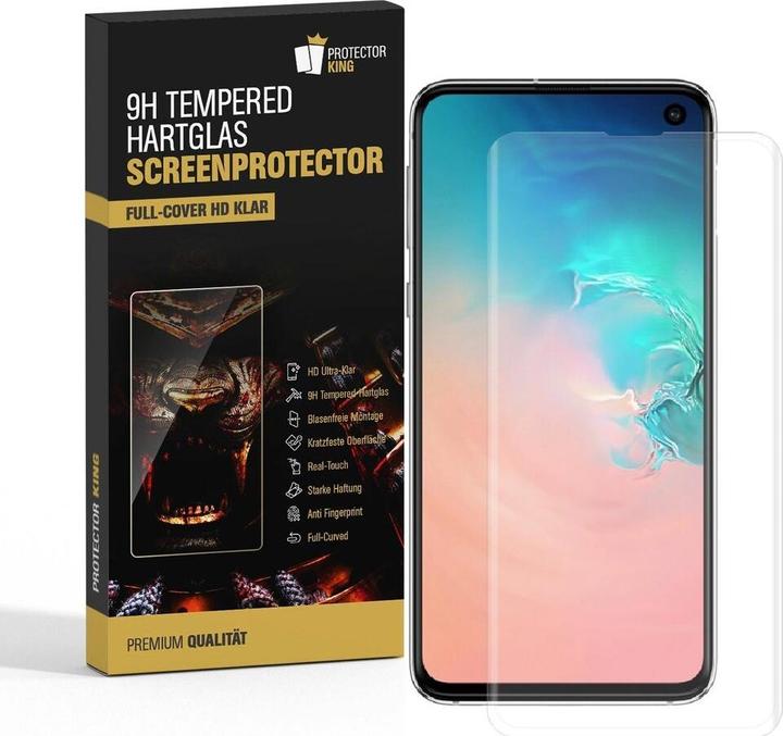 Actual product image Protectorking 4x real tempered 9H armoured glass 3D CLEAR (1 pcs., Samsung Galaxy S10e)