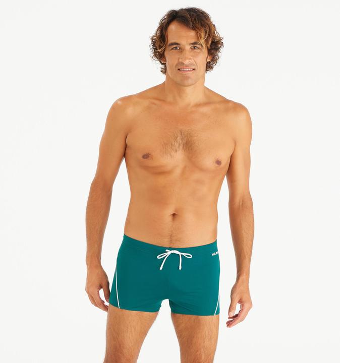 Actual product image Nabaiji Badehose Boxer Herren - 100 Plus grün (46)