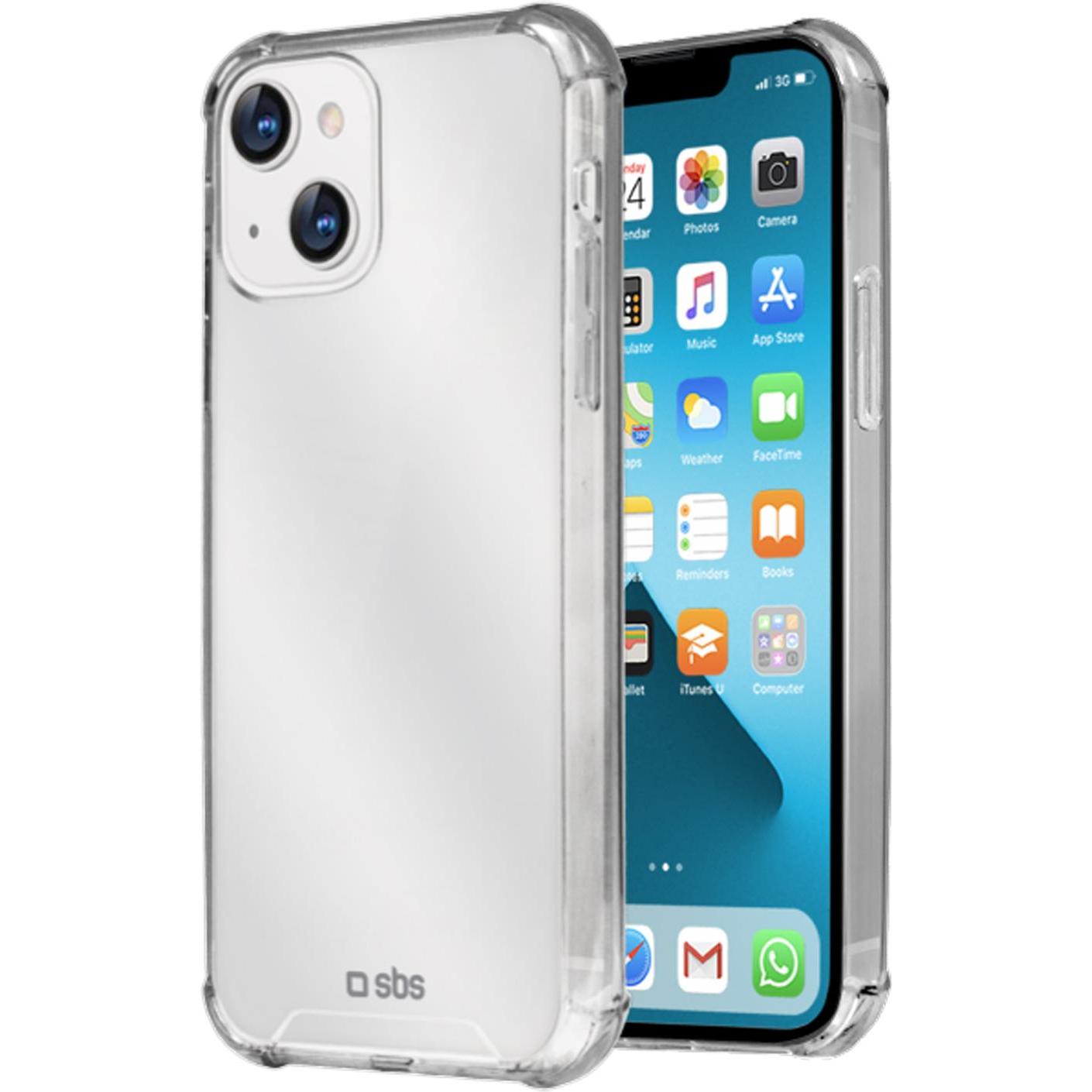 SBS Schutzhülle (Apple iPhone 13 mini), Smartphone Hülle, Transparent