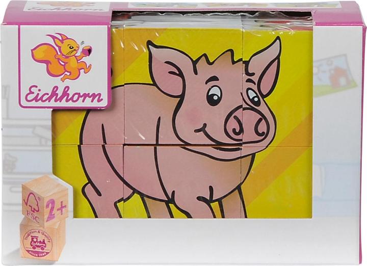 Actual product image Eichhorn Block puzzle (6 pieces)
