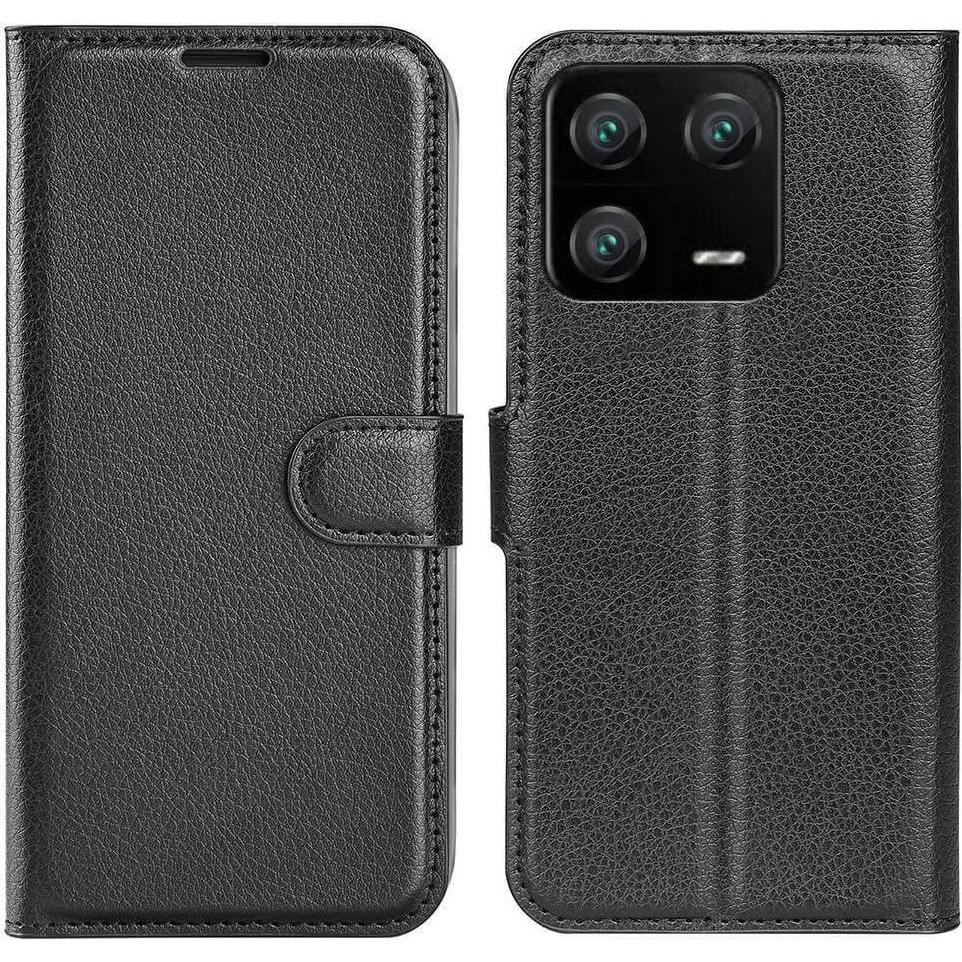 Cover-Discount Xiaomi 13 Pro - Leder Etui Hülle schwarz (Xiaomi 13 Pro), Smartphone Hülle, Schwarz