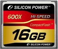Produktbild Silicon Power 16GB 600x CF Read up to 90MB/s ATA interface PIO mode 6 MWDMA 4 UDMA 6 ECC function Re (16 GB, CF)