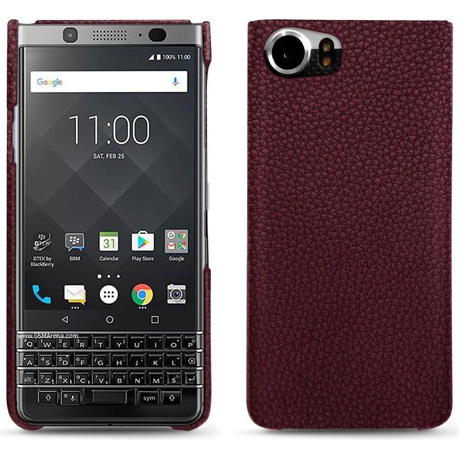 Thumbnail - Noreve Lederschutzhülle (Blackberry KEYone), Smartphone Hülle, Violett